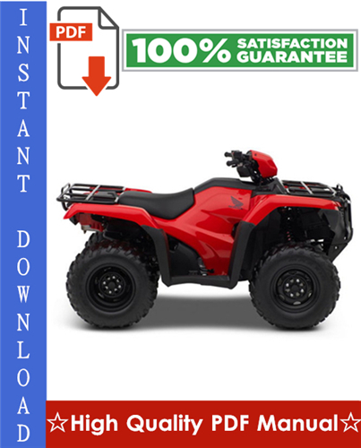 Honda rubicon trx500fa service manual pdf